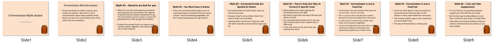 6 Fermentation Myths Busted PLR Presentation