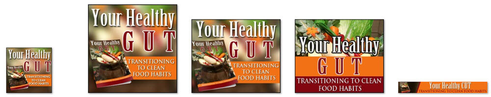 Healthy Gut PLR Banners