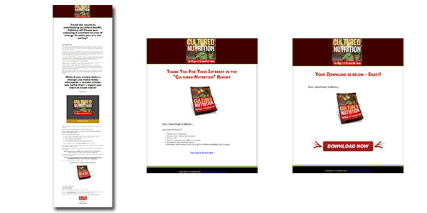 Nutrition PLR eBook Sales Page