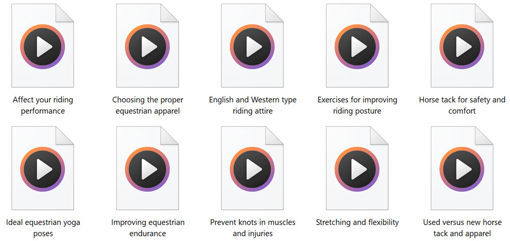 Equestrian Fitness PLR Audio Articles