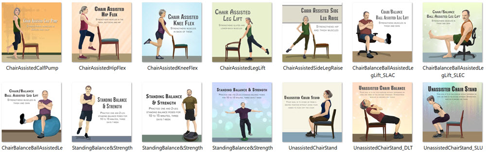 Fitness For Seniors PLR Social Posters