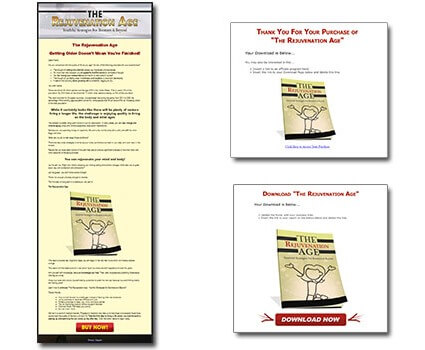 Senior Fitness PLR eBook Sales Page