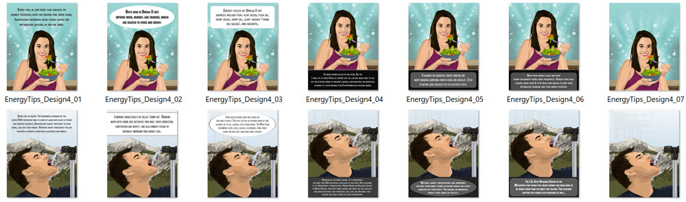 Get More Energy PLR Social Posters