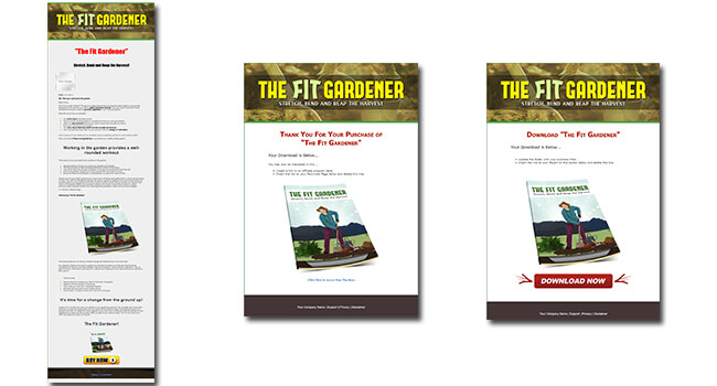 Fit Gardener PLR eBook Sales Page