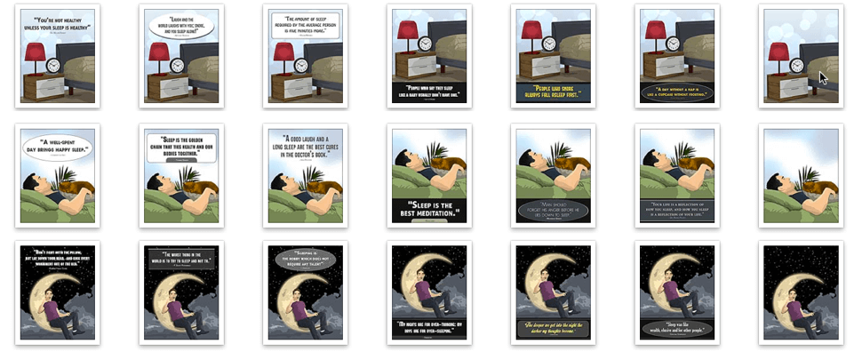 Sleep PLR Social Posters