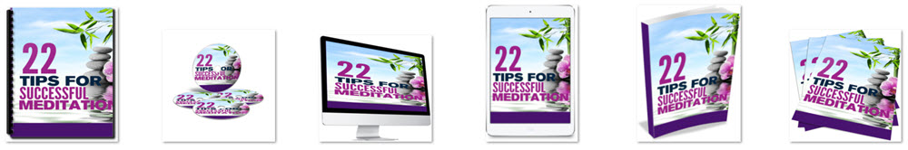 Successful Tips For Meditation PLR Report eCover Graphics