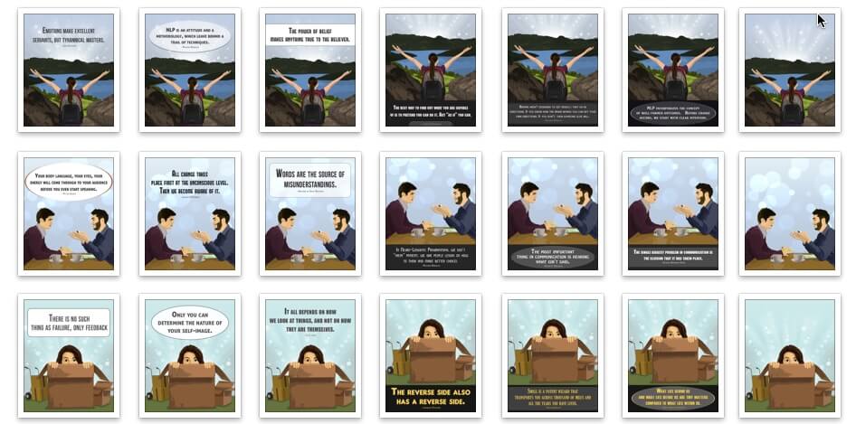 Neuro-Linguistic Programming PLR Social Posters