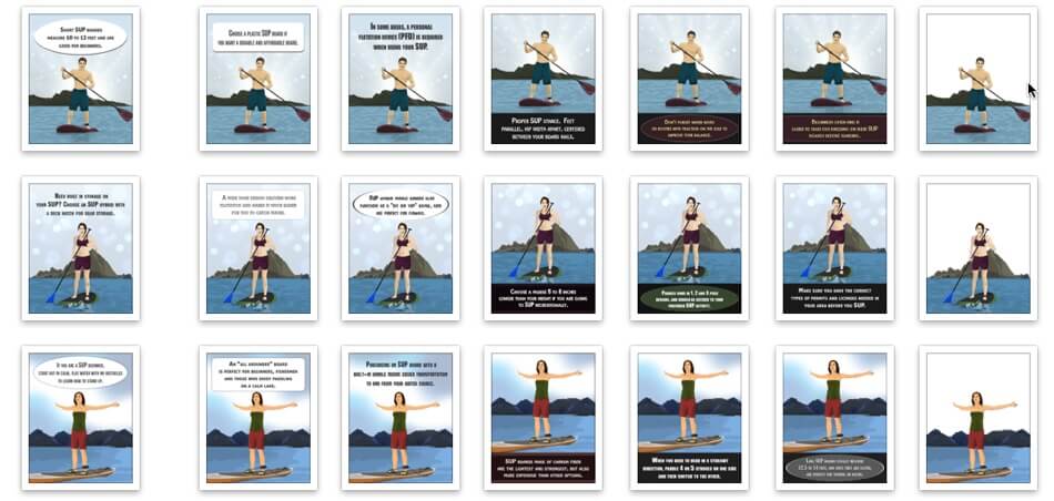 Paddleboard PLR Social Posters