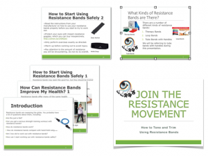 Resistance Band PLR Presentation