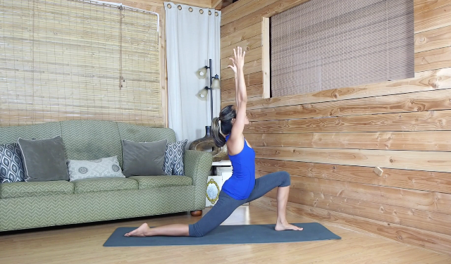 Yoga Low Lunge Pose PLR