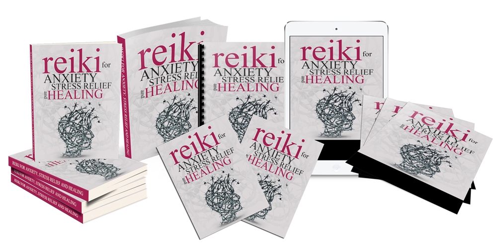 Reiki For Anxiety PLR eBook Cover Graphics