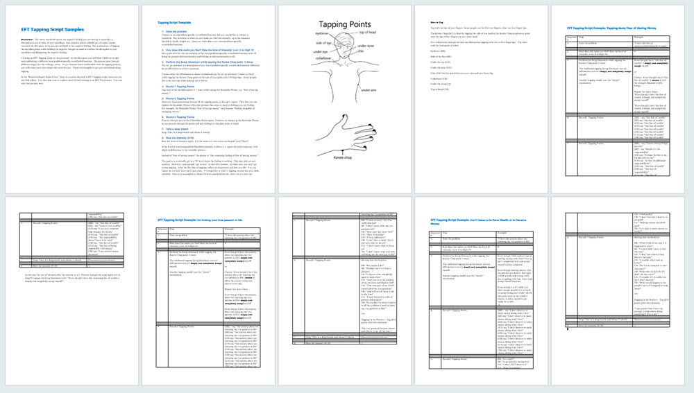 EFT Tapping Scripts PLR