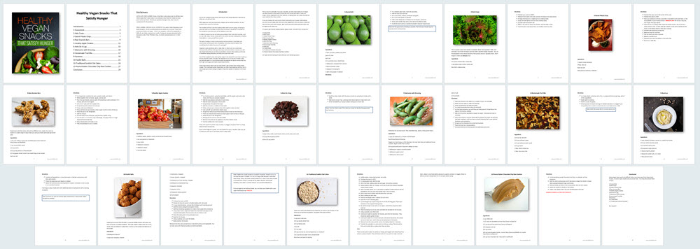 Healthy Vegan Snacks PLR Report