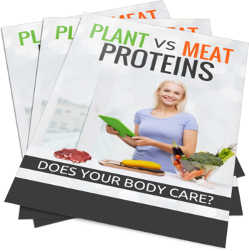 Plant Vs Meat Proteins PLR eCover