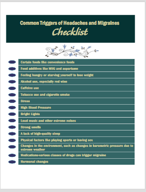 Common Triggers of Headaches and Migraines PLR Checklist