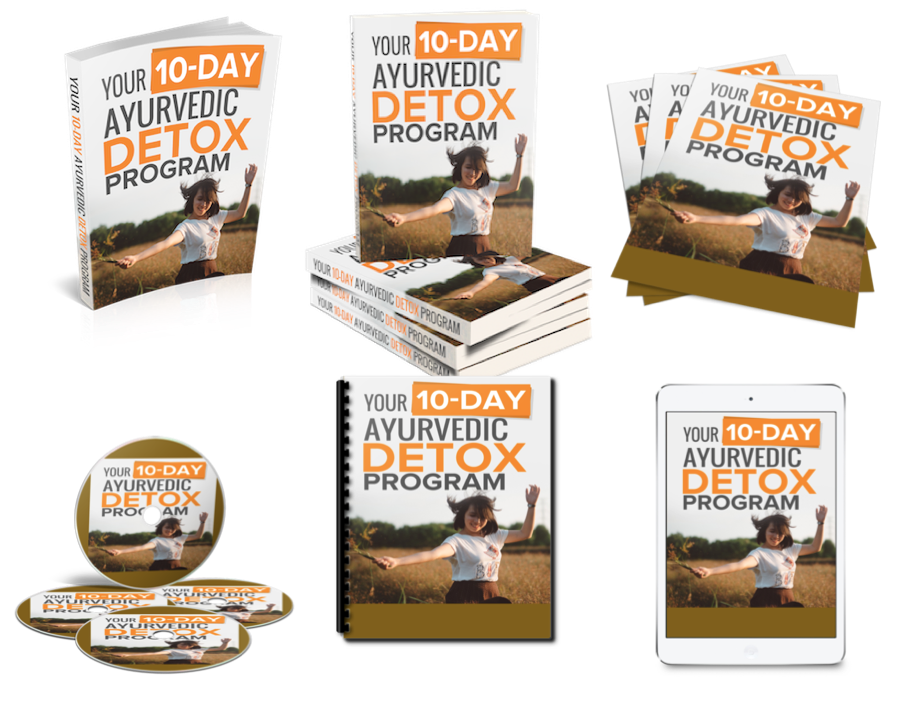 Ayurvedic Detox PLR Report eCover Graphics