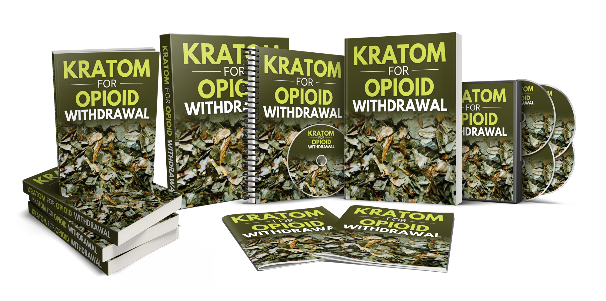 Kratom For Opioid Withdrawal PLR eCovers