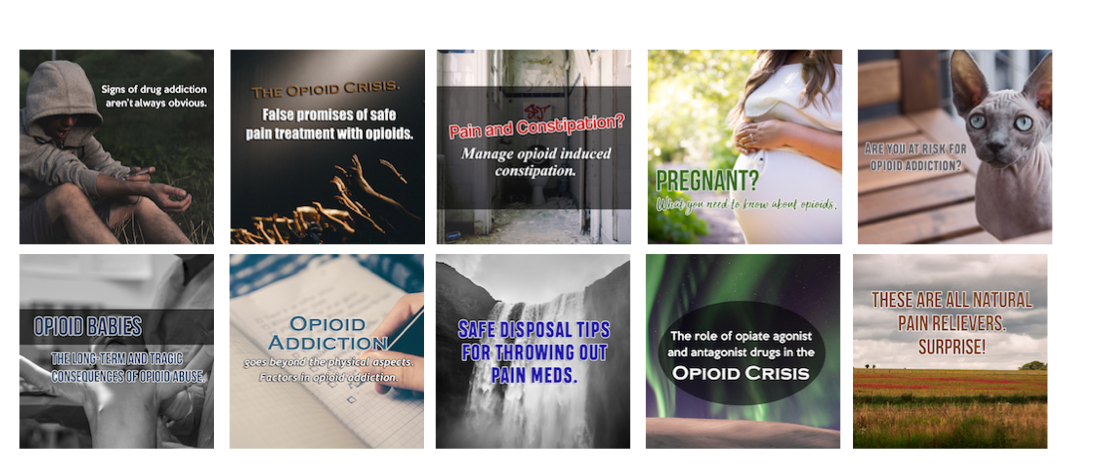 Opioids PLR Social Posters