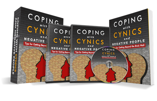 Coping with Cynics and Negative People PLR eBook Cover Graphics