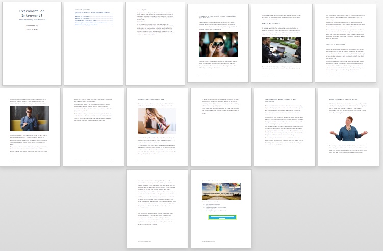 Why Type of Introvert are You? PLR Report