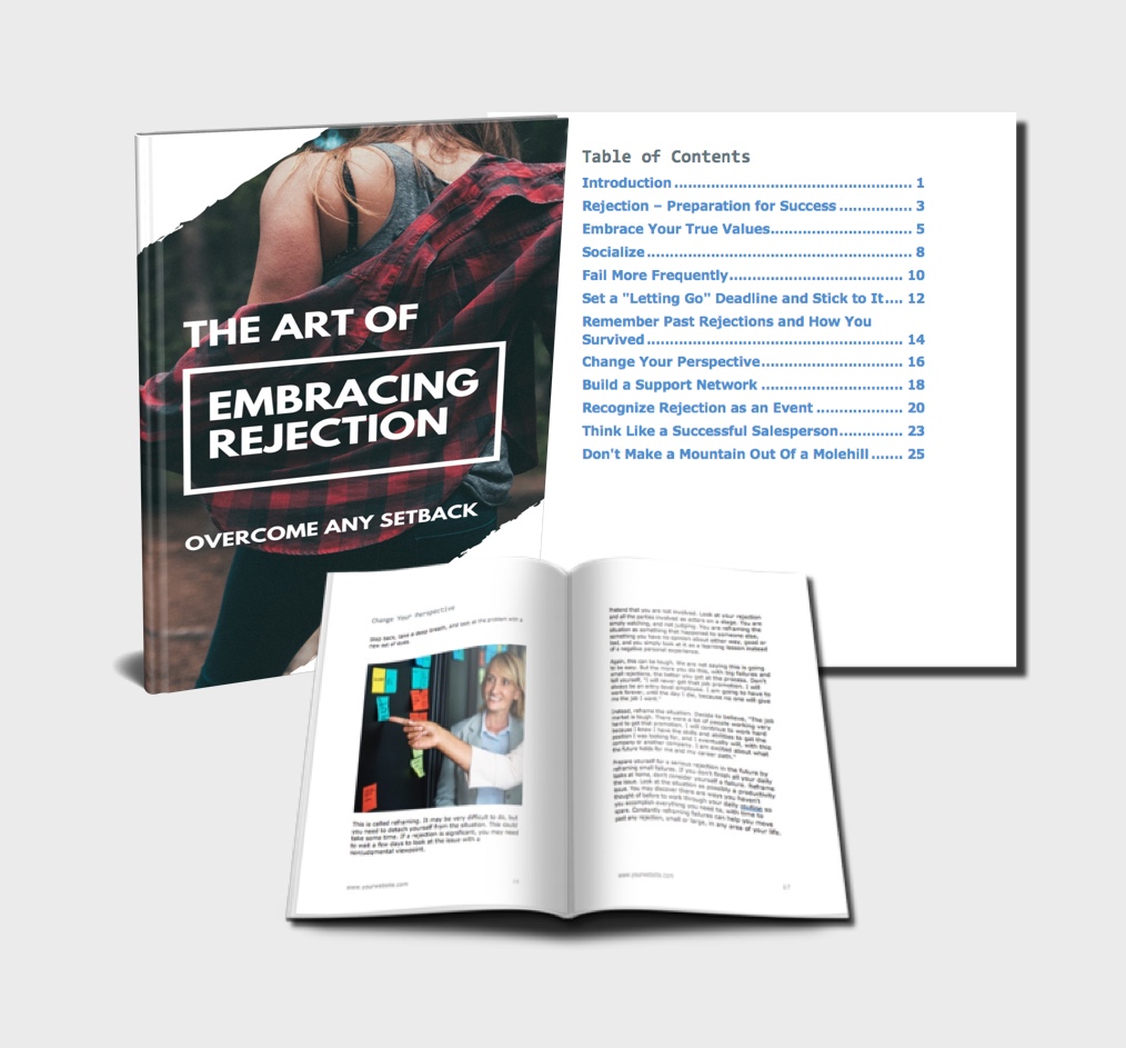 The Art of Embracing Rejection PLR eBook