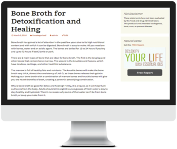 PLR Bone Broth Articles