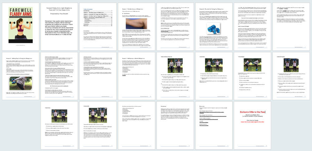 Farewell Flabby Arms PLR Report