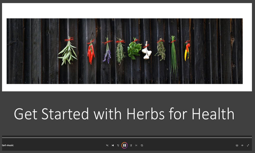 Get Started with Herbs For Health PLR Video