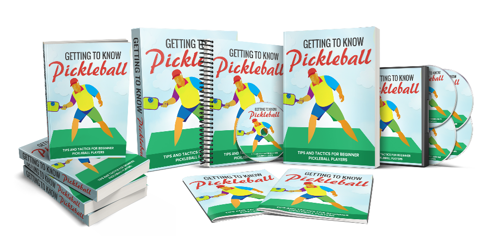 Pickleball PLR Tips and Strategies eBook cover graphics