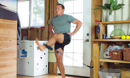 Soccer Kick With Resistance Bands PLR Video